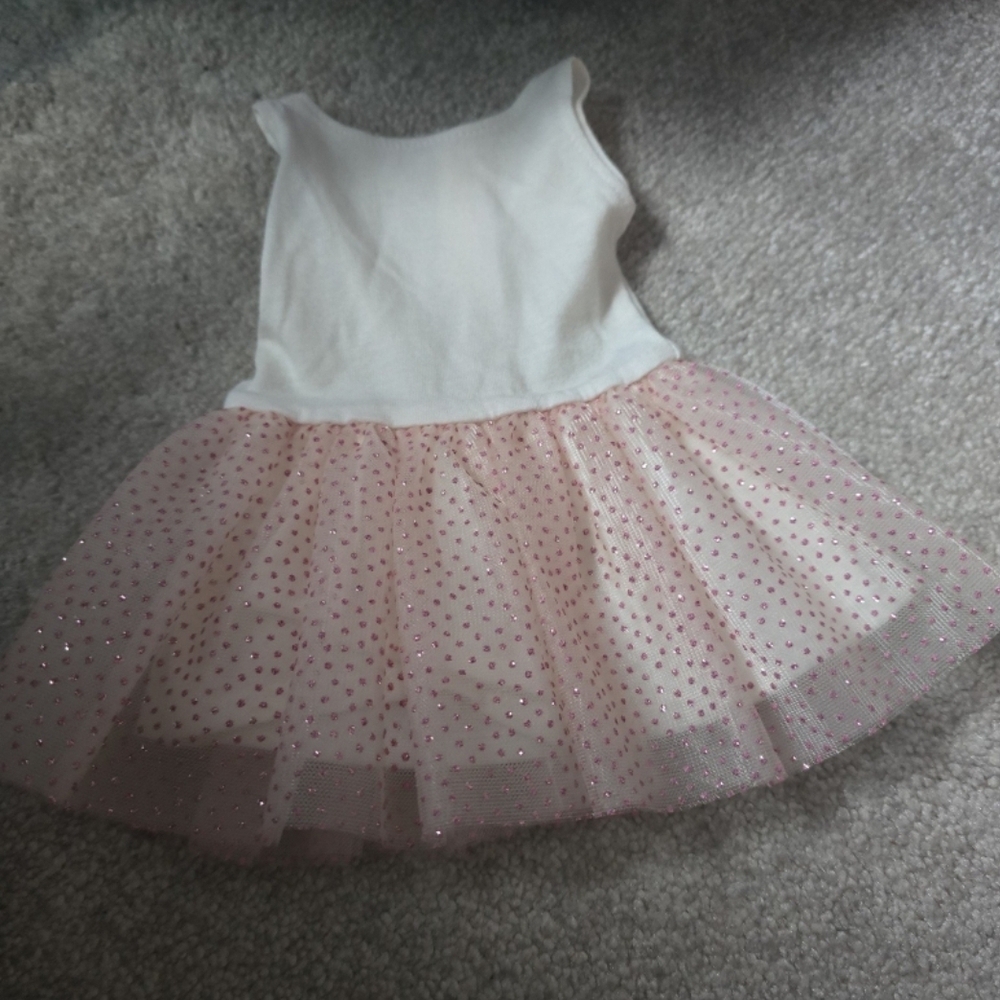 AMERICAN GIRL DOLL PINK WINTER SPARKLE TULLE DRESS 2018